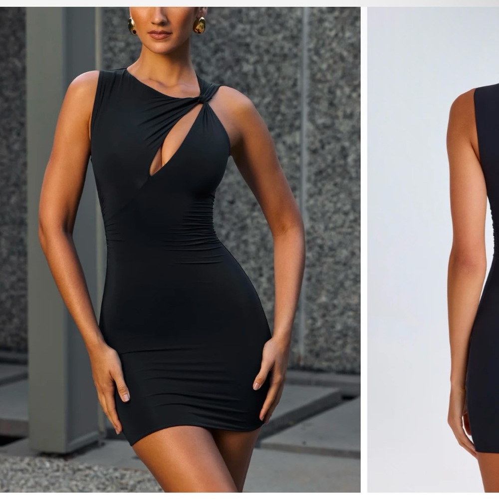 Elegant Black Sleeveless Dress